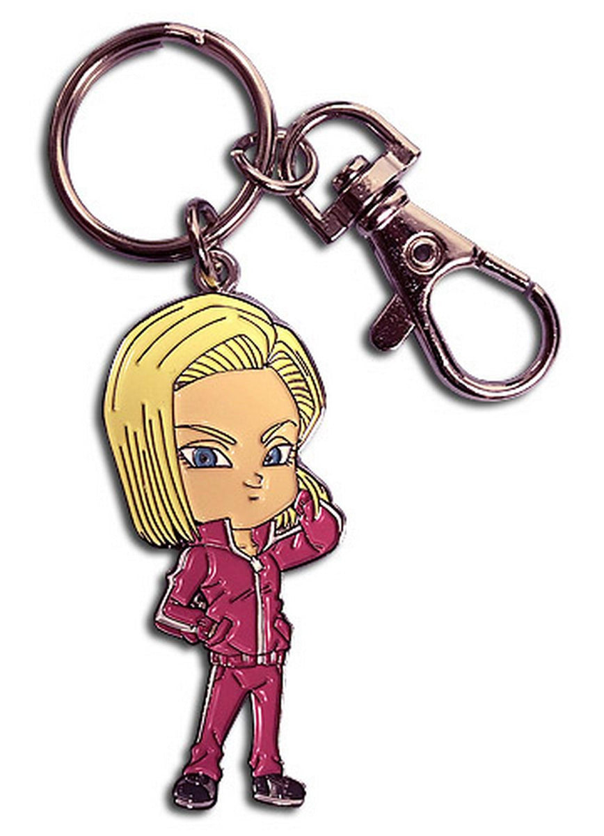 Dragon Ball Super - SD Android 18 Metal Keychain – Great Eastern ...