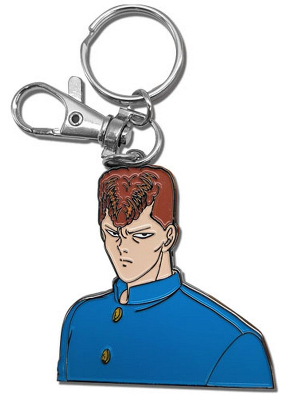 Yu Yu Hakusho - Kazuma Kuwabara Enamel Metal Keychain - Great Eastern Entertainment