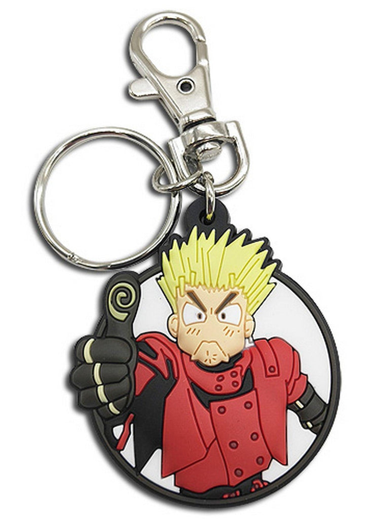 Trigun - Vash The Stampede Thumbs Up PVC Keychain - Great Eastern Entertainment