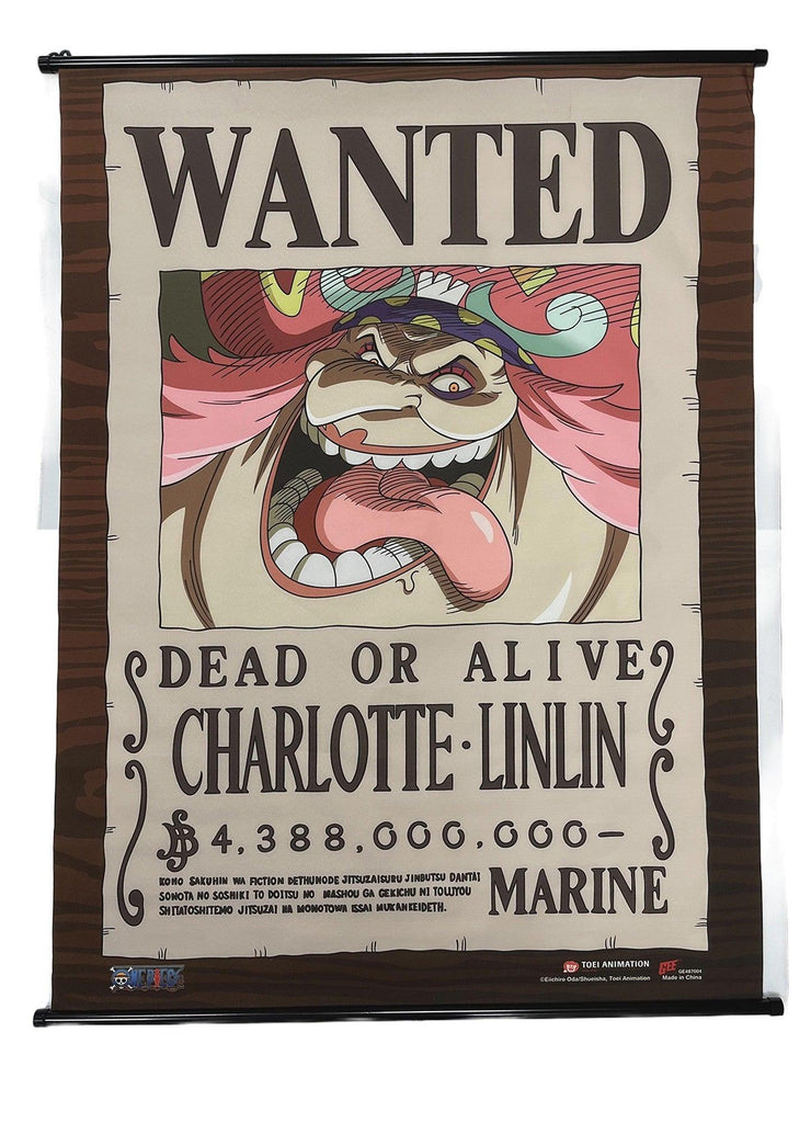 One Piece - Wanted Posters Big Mom Wall Scroll 31"W x 43"H