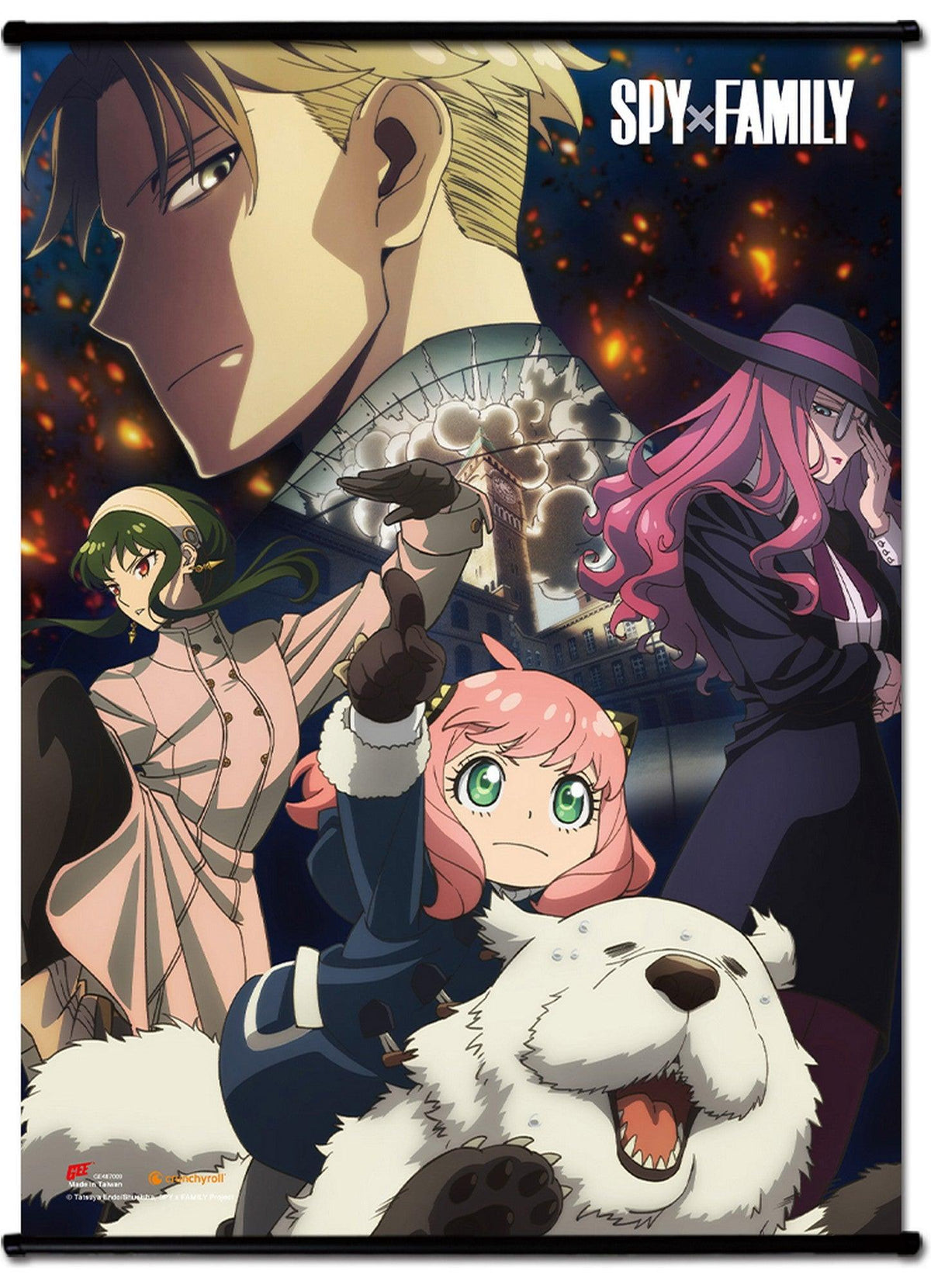 Spy X Family - Disarm The Time Bomb Wall Scroll