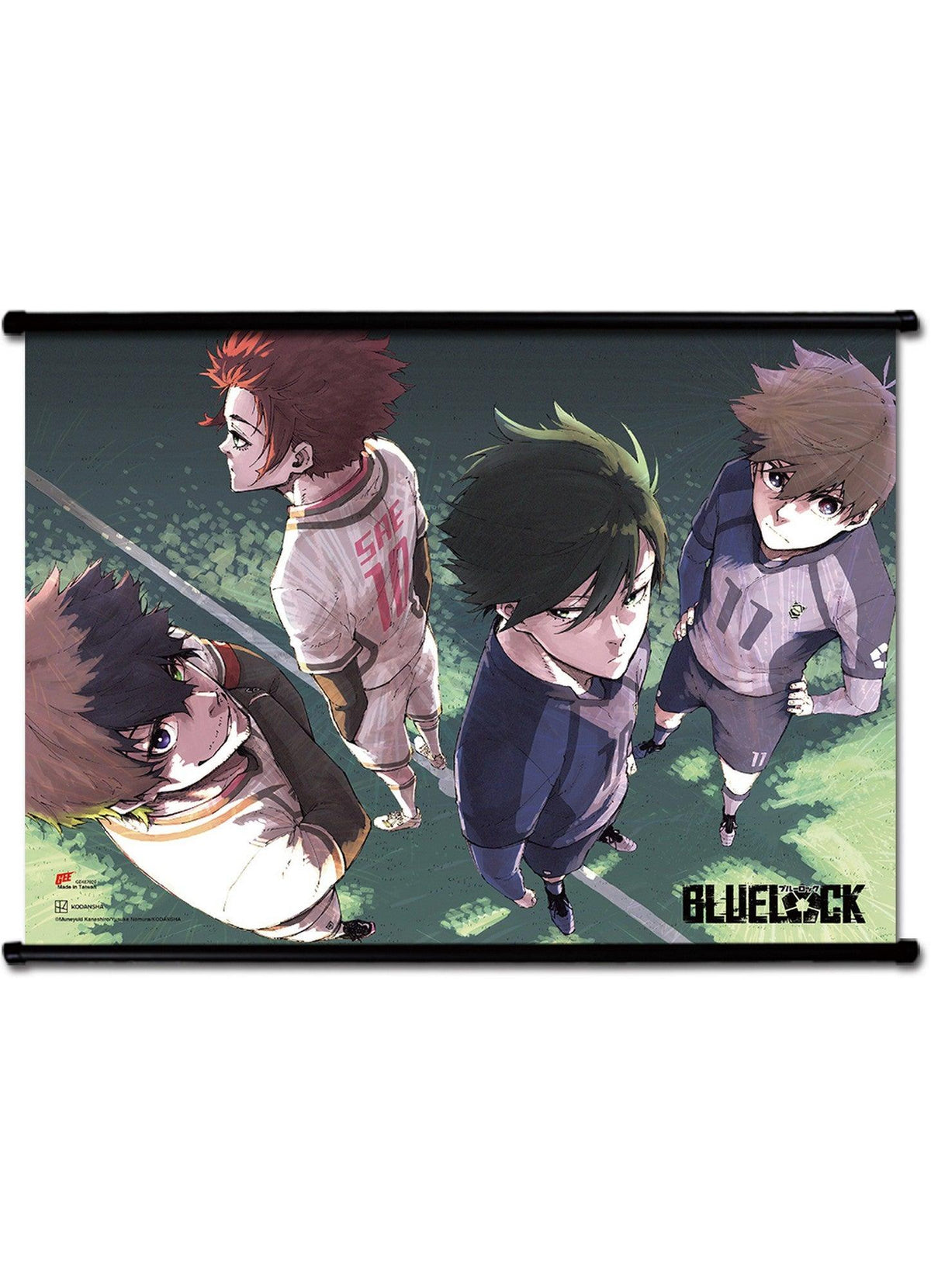 Blue Lock (Manga) - U-20 Vs Blue Lock Group Wall Scroll 31"W x 43"H