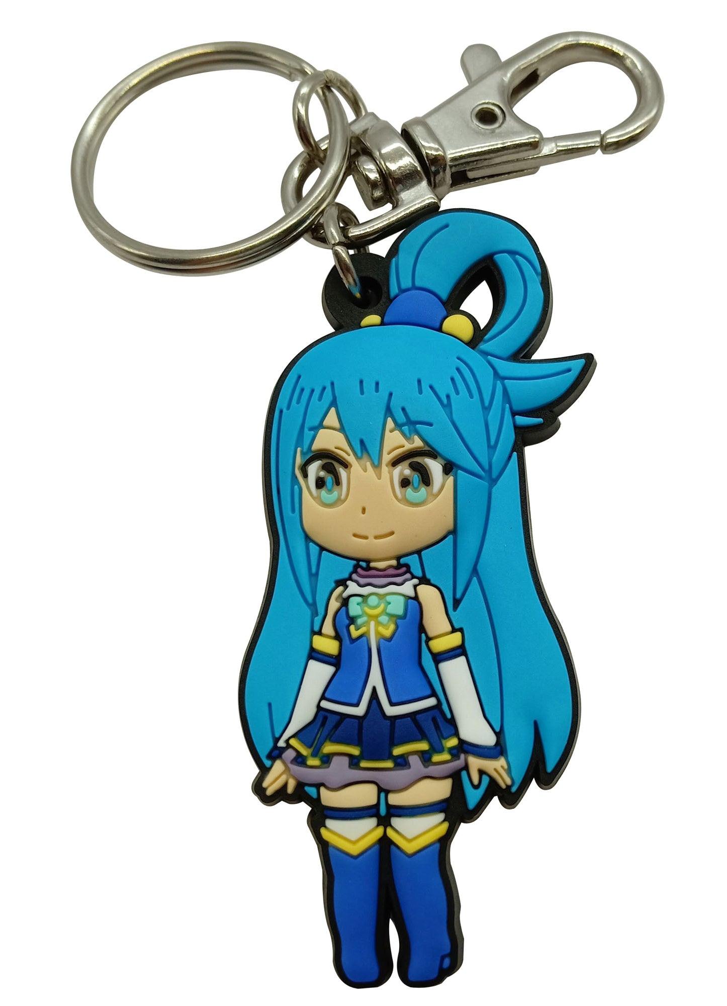 Konosuba deals aqua keychain