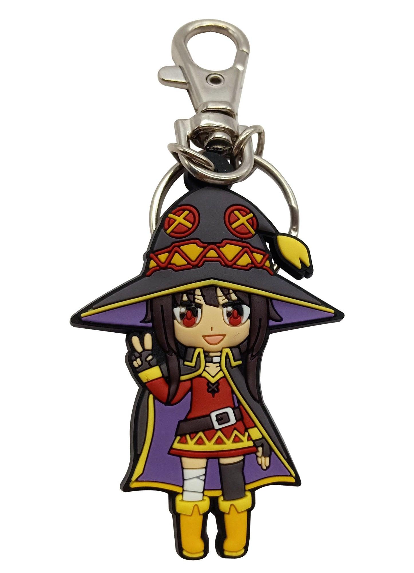 Isekai Quartet S2 - SD Megumin PVC Keychain (Konosuba Character ...