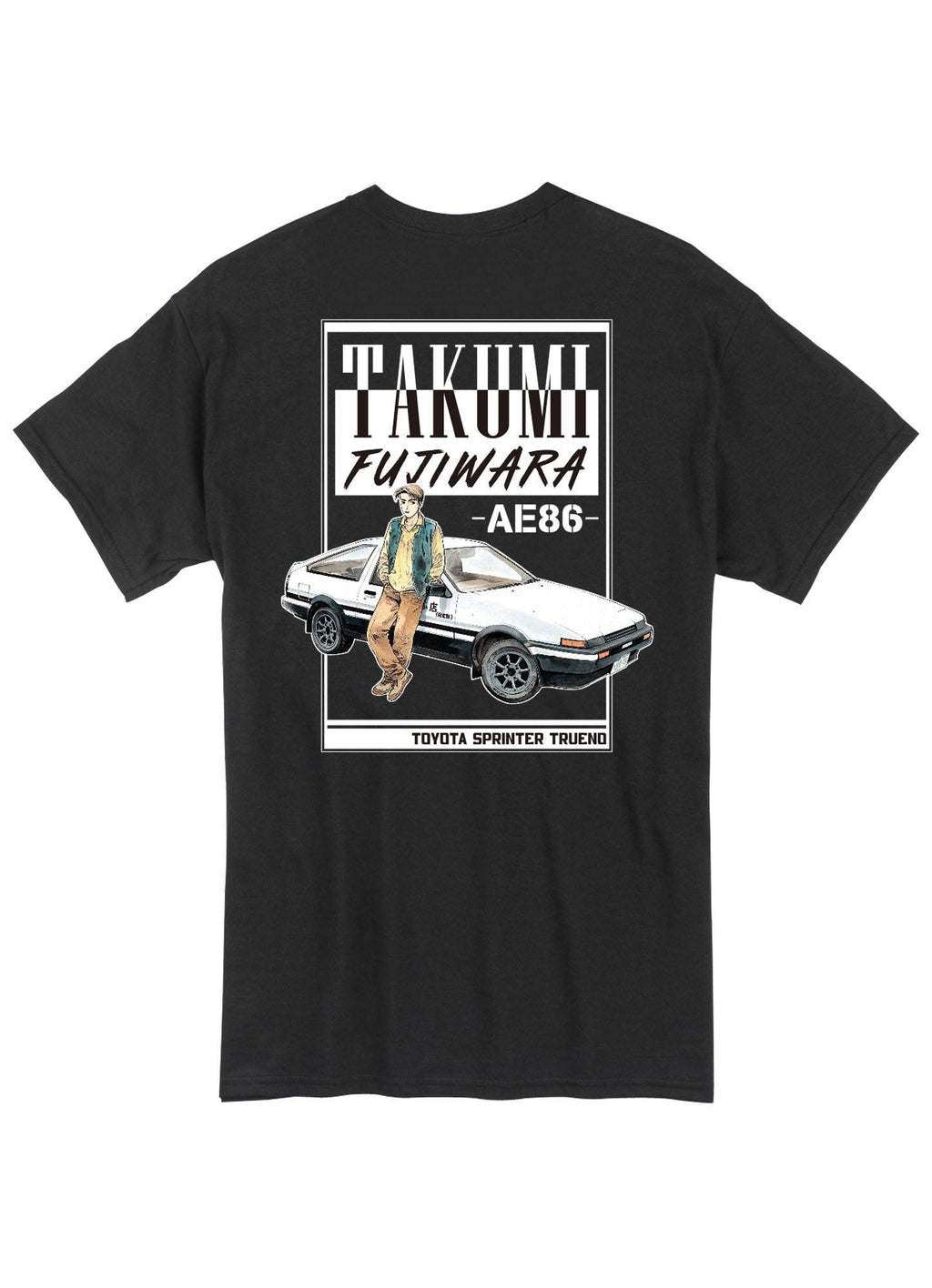 Initial D (Manga) - Takumi Fujiwara #1 Men's T-Shirt - Great Eastern Entertainment