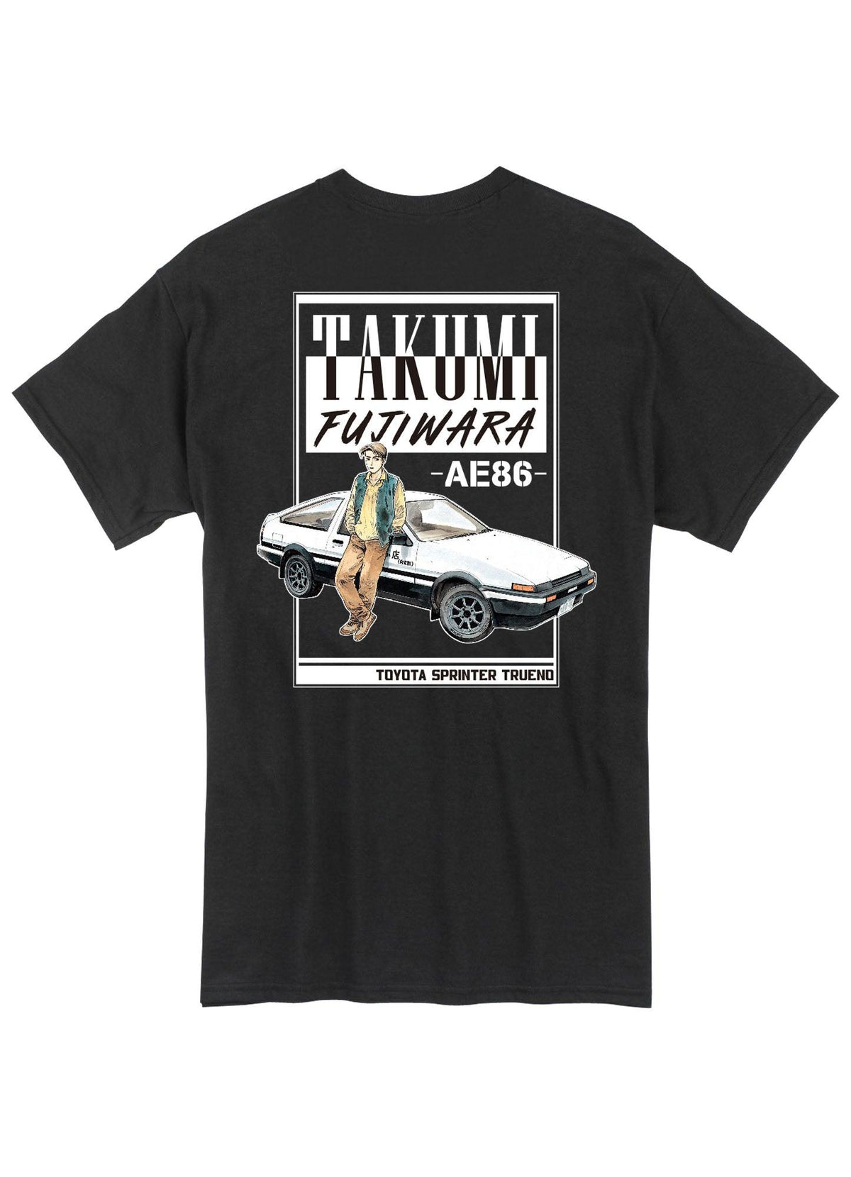 Initial D (Manga) - Takumi Fujiwara #1 Men's T-Shirt - Great Eastern Entertainment