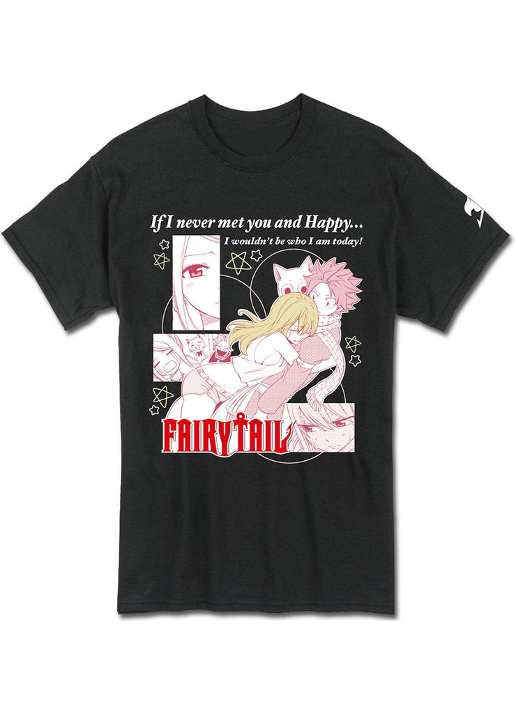 Fairy Tail (Manga) - Natsu Dragneel & Lucy Heartfilia Men's T-Shirt