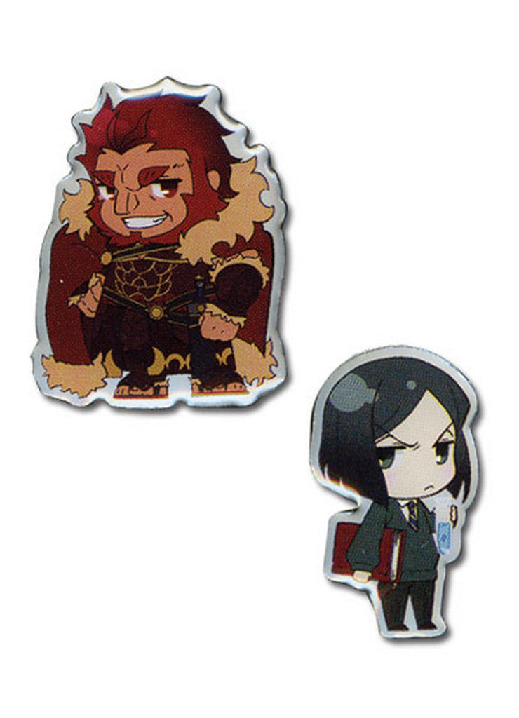 Fate/Zero - Rider & Waver Velvet SD Metal Pin Set - Great Eastern Entertainment