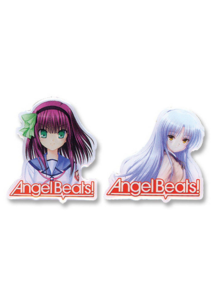 Angel Beats - Yuri Nakamurappe & Kanade Tachibana Metal Pin Set - Great Eastern Entertainment