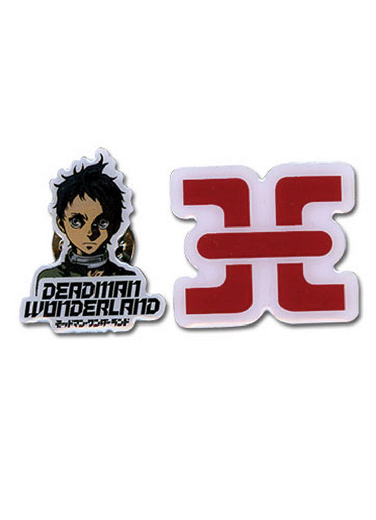 Deadman Wonderland - Ganta Igarashi & Prison Metal Pin Set - Great Eastern Entertainment