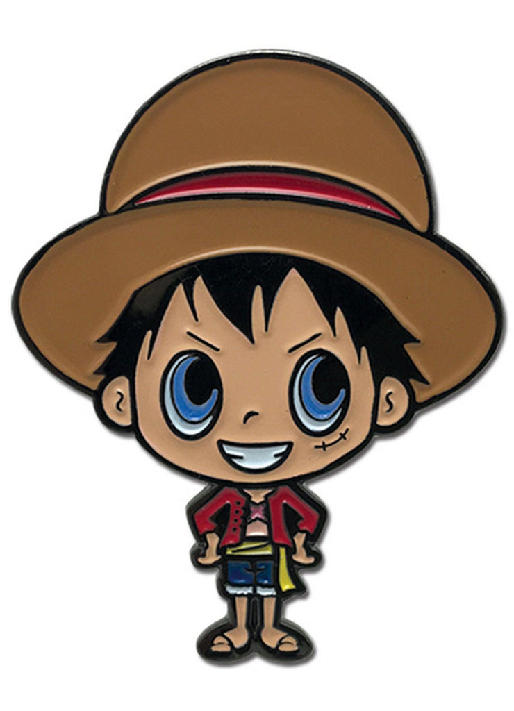 One Piece - SD Chibi Monkey D. Luffy Enamel Pin - Great Eastern Entertainment