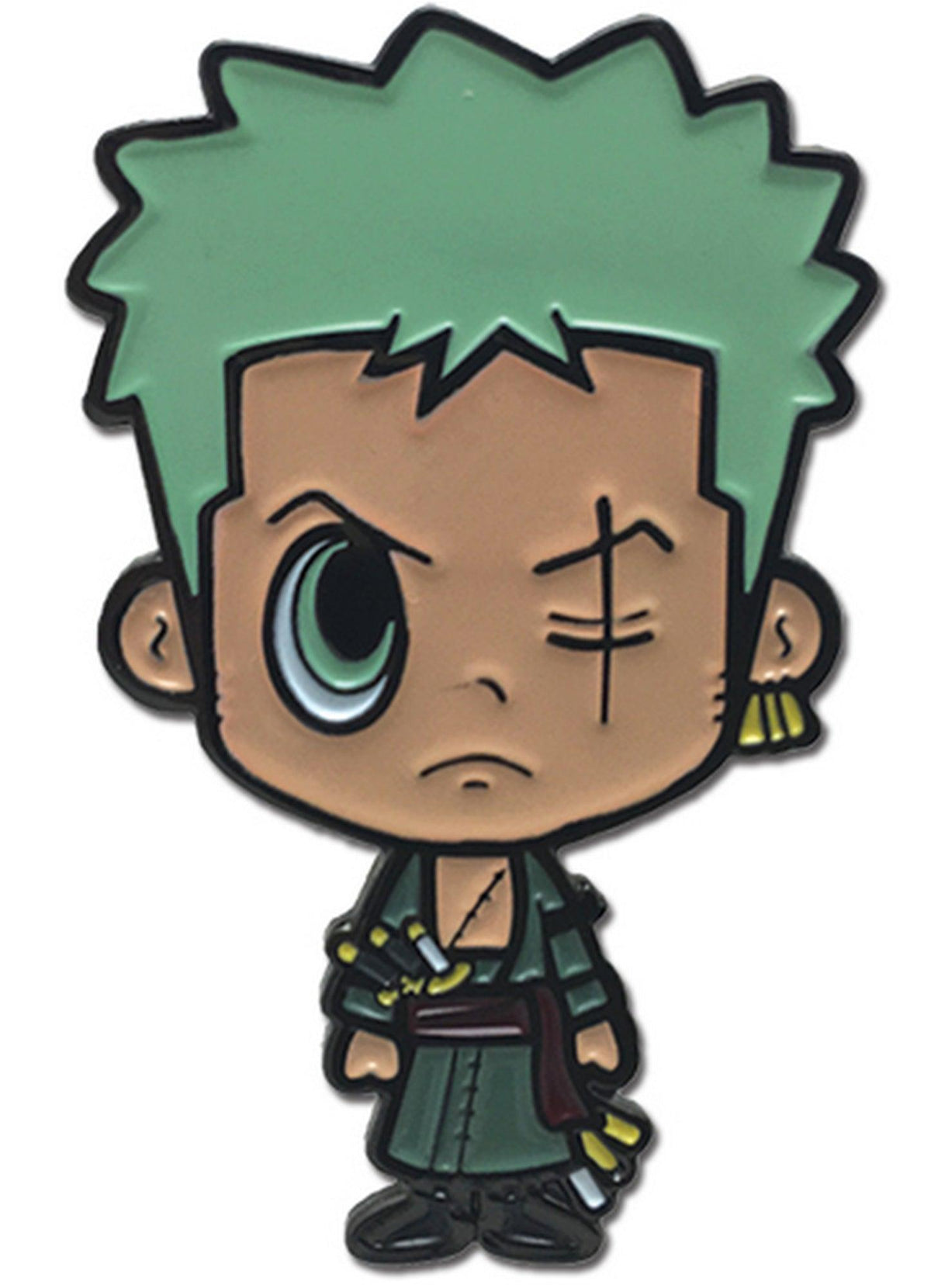 One Piece - SD Chibi Roronoa Zoro Enamel Pin - Great Eastern Entertainment