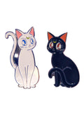 Sailor Moon R - Luna & Artemis Enamel Pins - Great Eastern Entertainment