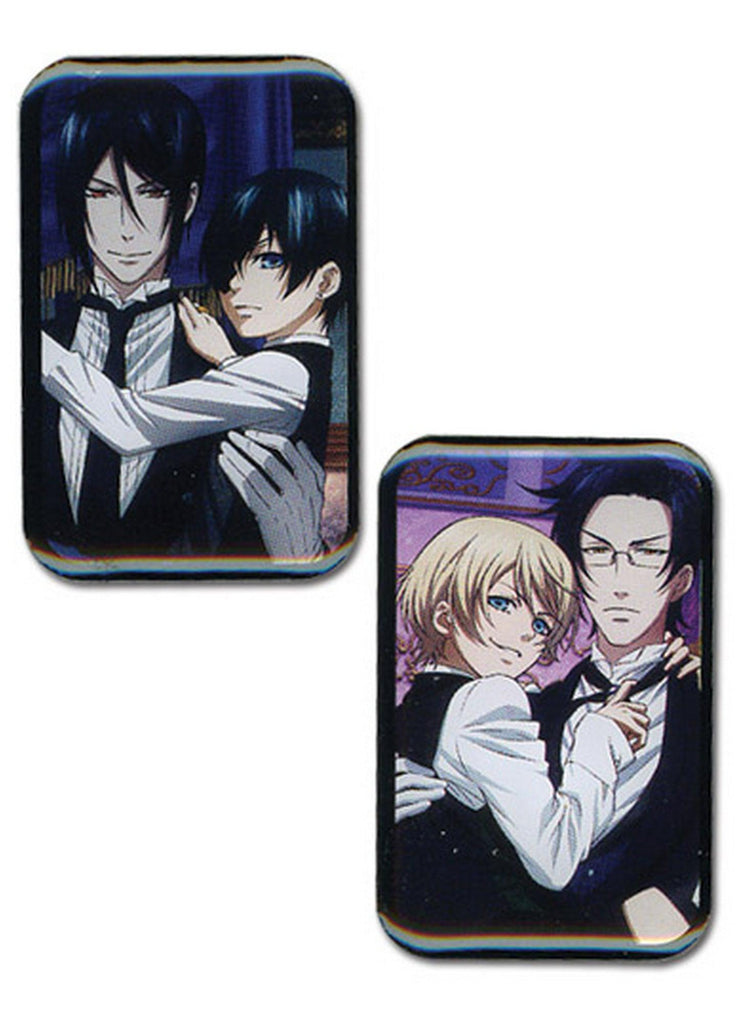 Black Butler 2 - Main Characters Pins - Great Eastern Entertainment