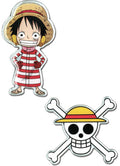 One Piece - Monkey D. Luffy & Straw Hat Skull Metal Pins - Great Eastern Entertainment