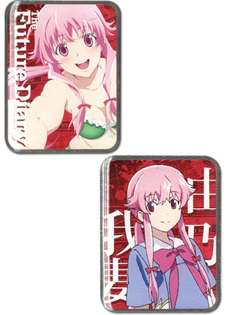 Future Diary - Yuno Gasai Pin Set - Great Eastern Entertainment