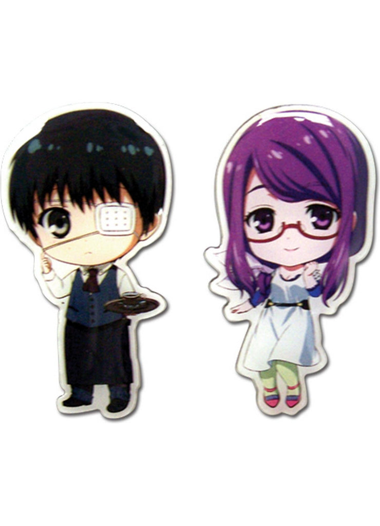 Tokyo Ghoul - Ken Kaneki & Rize Kamishiro SD Pin - Great Eastern Entertainment