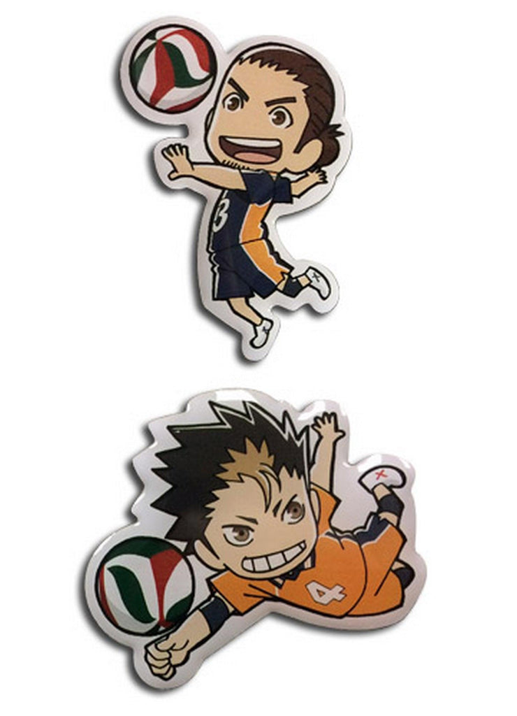 Haikyu!! - Yu Nishinoya & Asahi Azumane Pins - Great Eastern Entertainment