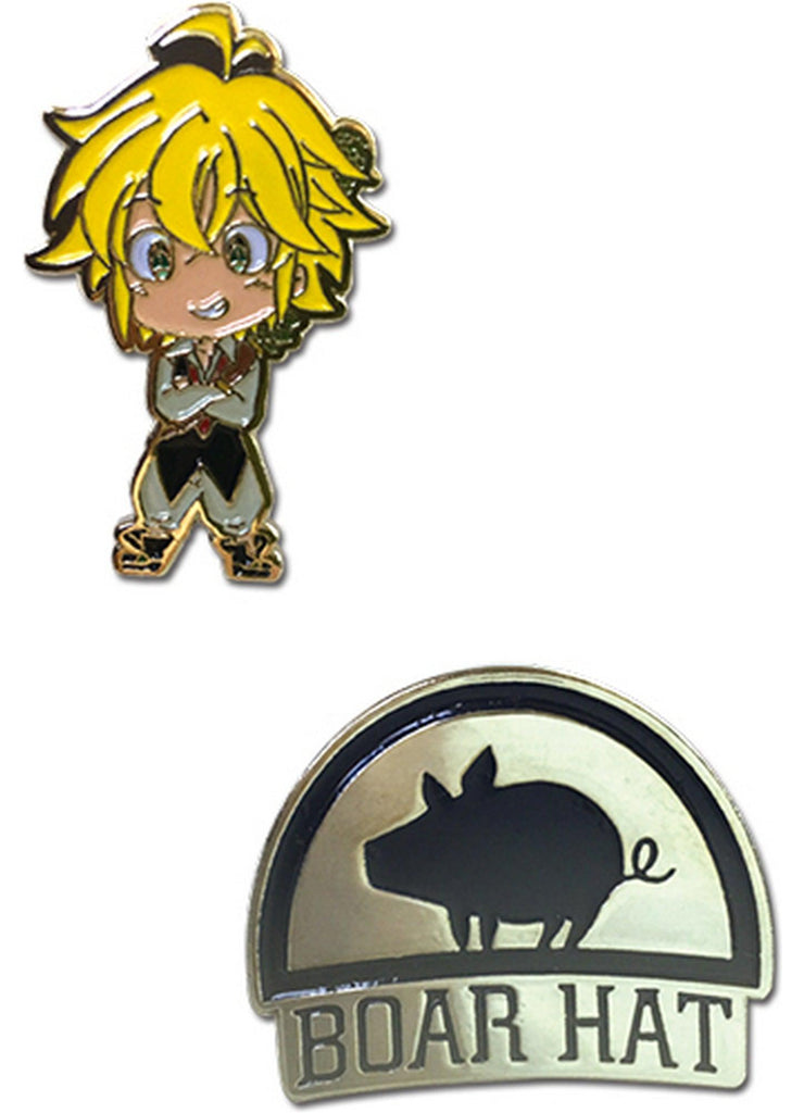 The Seven Deadly Sins - Meliodas & Boar Hat Pins - Great Eastern Entertainment