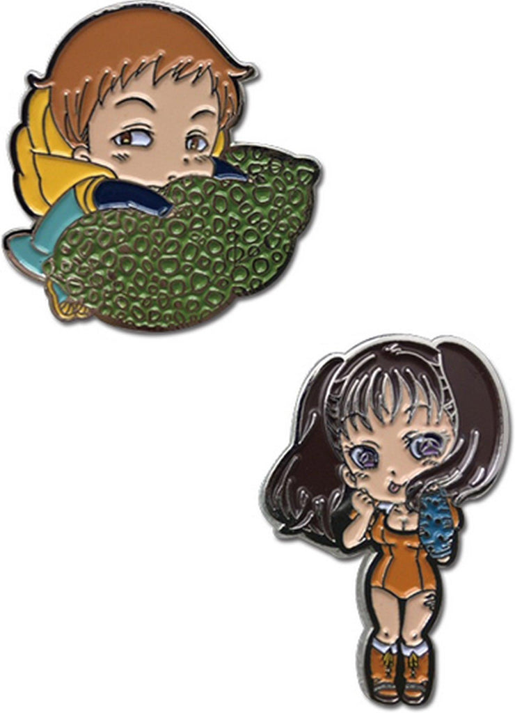 The Seven Deadly Sins - King & Diane Pins - Great Eastern Entertainment