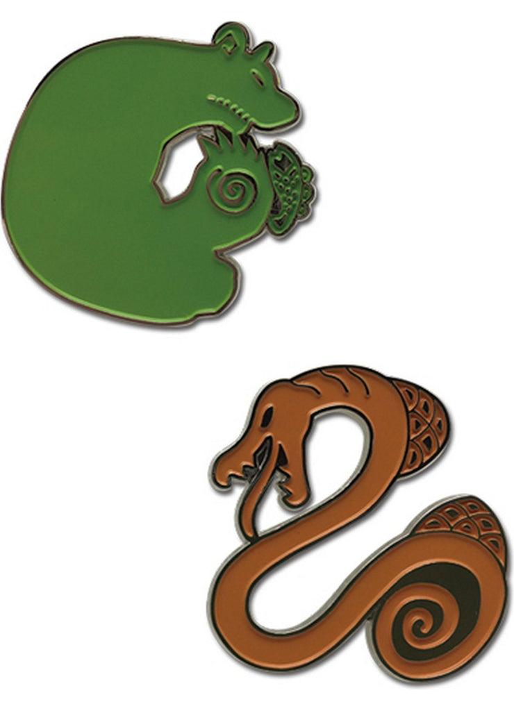 The Seven Deadly Sins - Sin Of Envy & Sin Of Sloth Pins - Great Eastern Entertainment