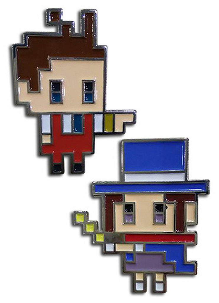 Ace Attorney - Apollo Justice & Trucy Wright Pins - Great Eastern Entertainment
