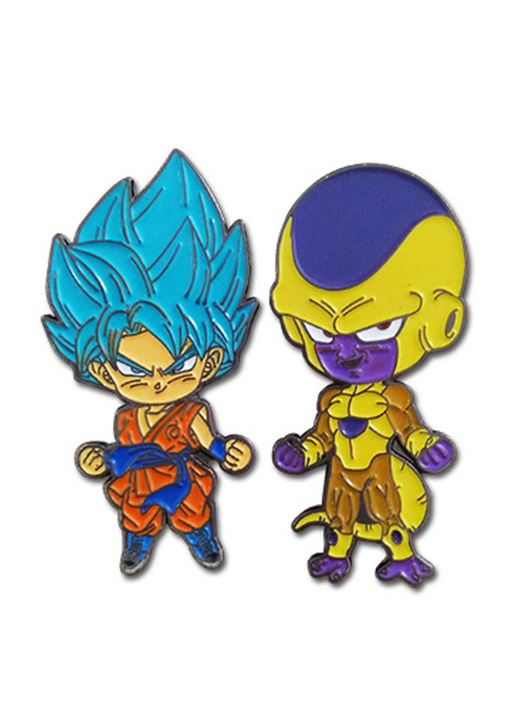 Dragon Ball Super - SSGSS Son Goku & Golden Frieza Pins - Great Eastern Entertainment