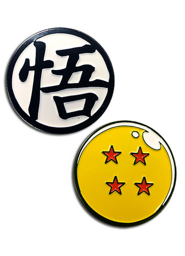 Dragon Ball Super - Dragonball # 4 & Son Goku Icon Pins - Great Eastern Entertainment