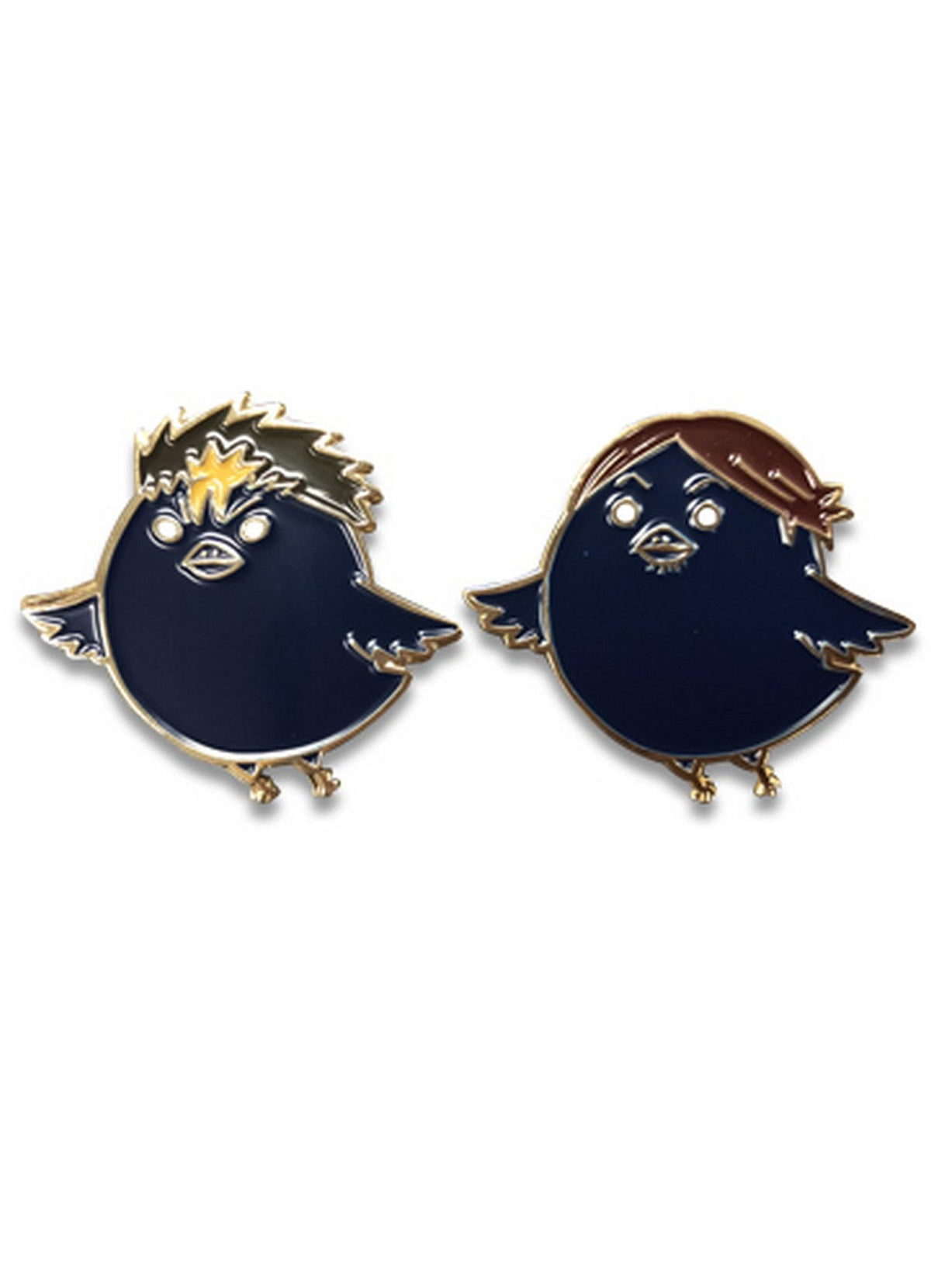 Haikyu!! S2 - Yu Nishinoya Crow & Azumane Asahi Crow Pin - Great Eastern Entertainment