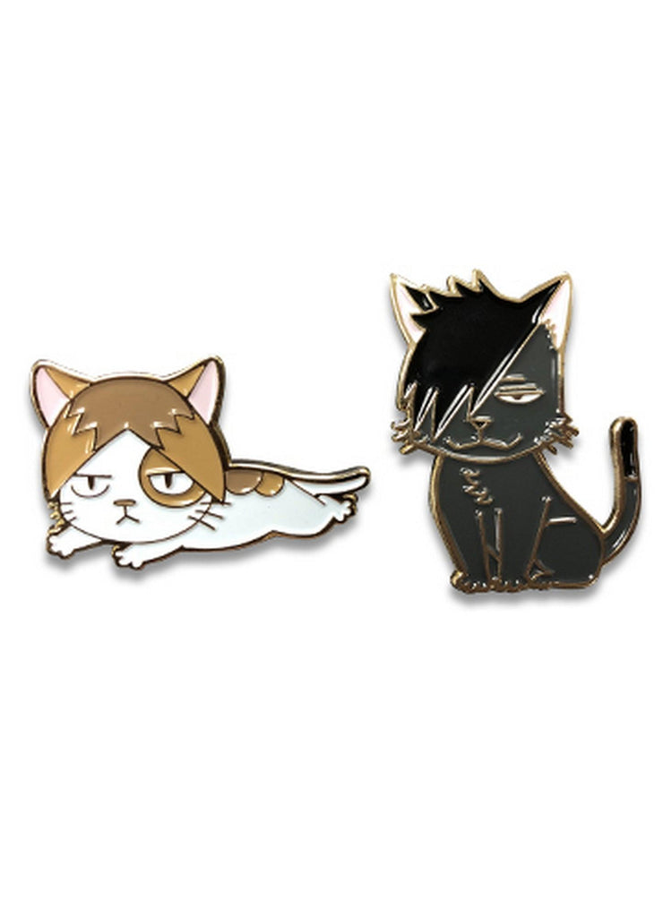 Haikyu!! S2 - Tetsuro Kuroo Cat & Kozume Kenma Cat Pin - Great Eastern Entertainment