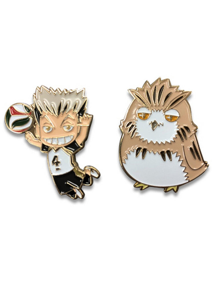 Haikyu!! S2 - Kotaro Bokuto & Kotaro Bokuto Owl Crow Pin - Great Eastern Entertainment