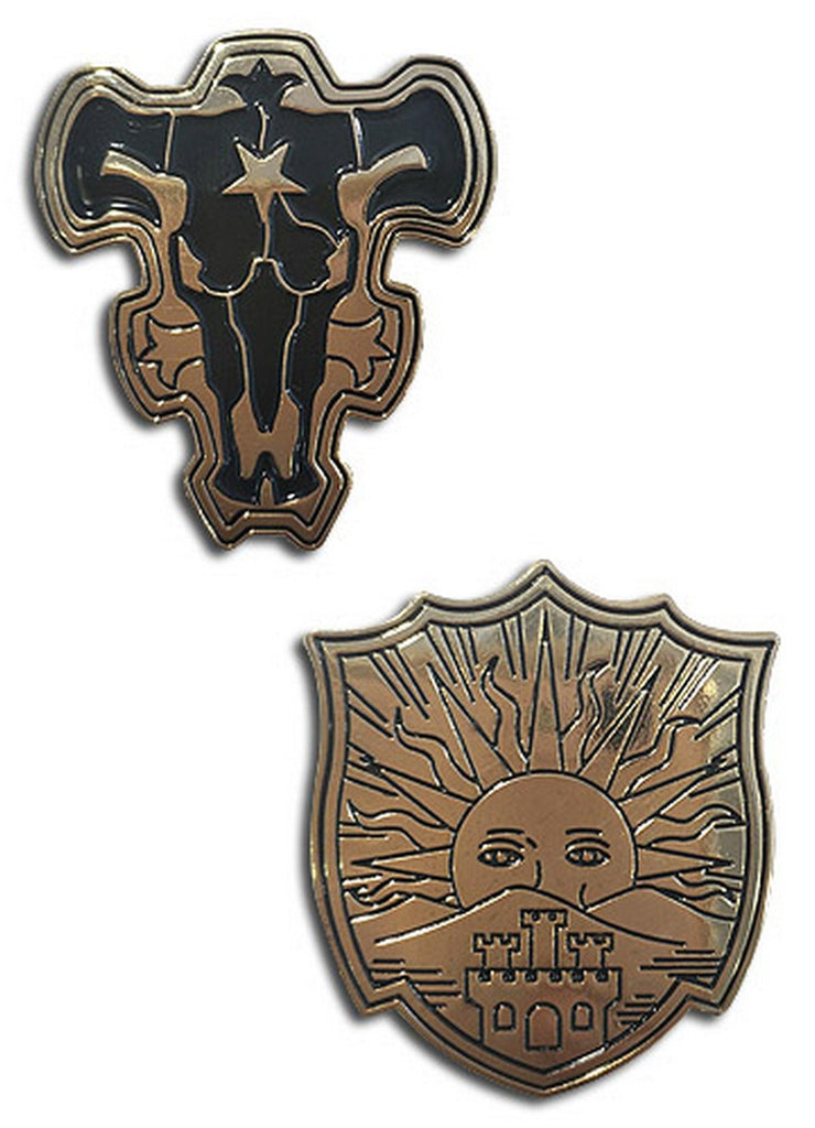 Black Clover - The Black BulLong Sleeve & The Golden Dawn Pins - Great Eastern Entertainment