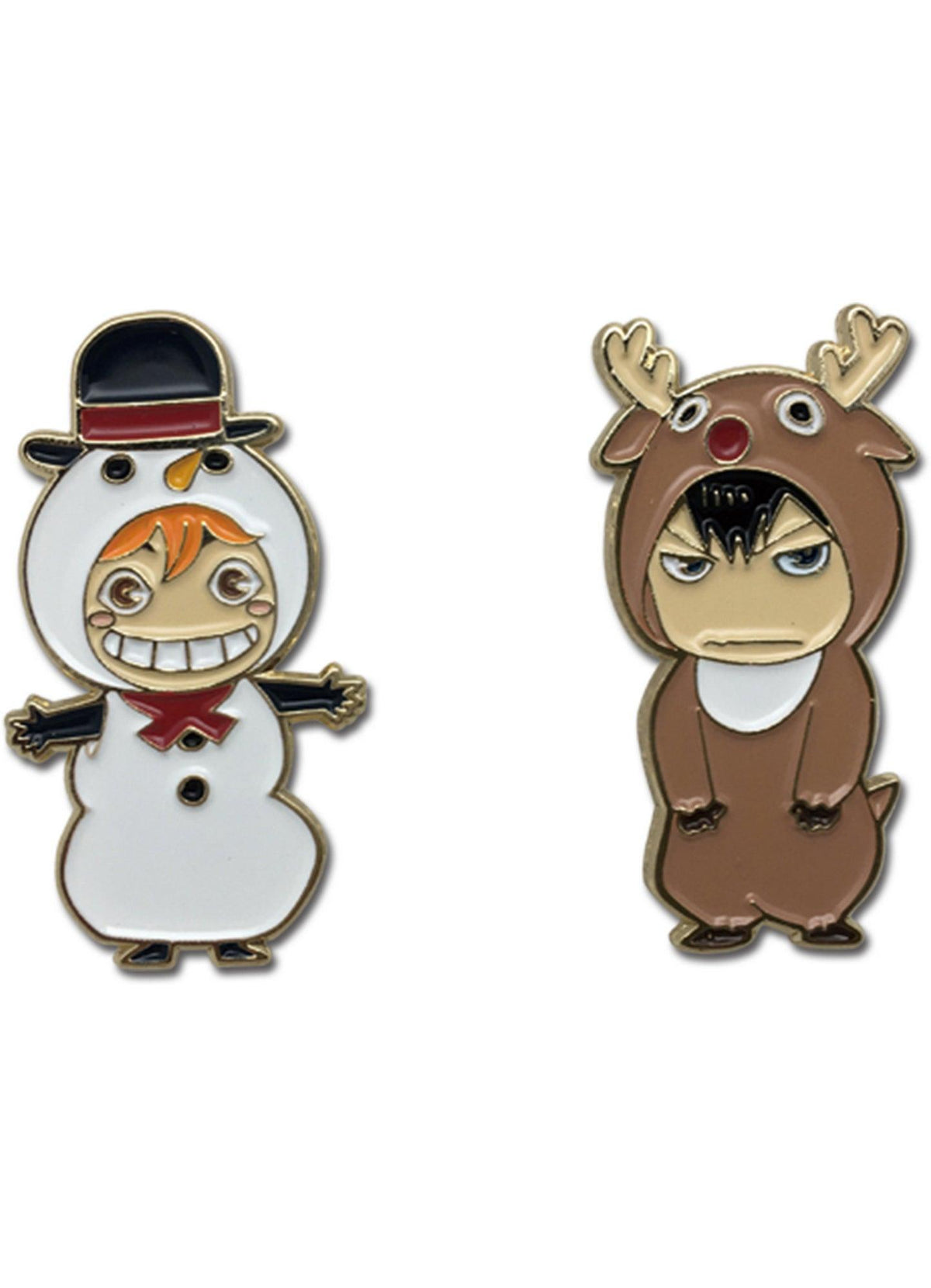 Haikyu!! S3 - Shoyo Hinata & Tobio Kageyama Christmas Ver. Pins - Great Eastern Entertainment