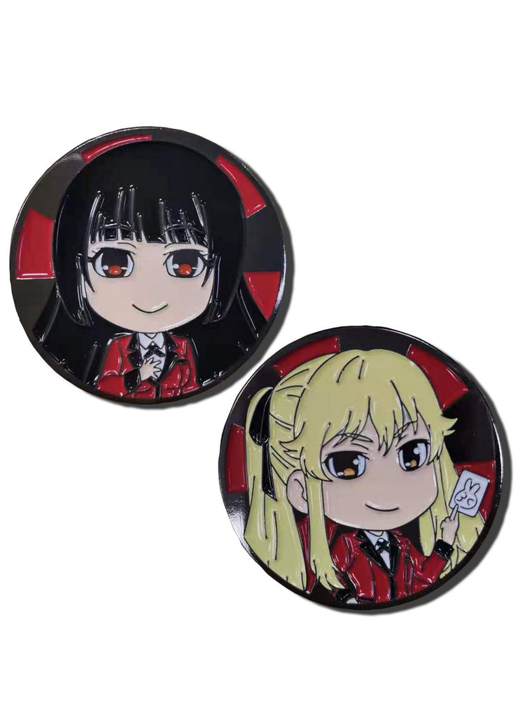 Kakegurui - Yumeko Jabami & Mary Saotome Pins