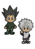 Hunter X Hunter - Gon Freecss & Killua Zoldyck Enamel Pins - Great Eastern Entertainment