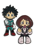 My Hero Academia - Midoriya Izuku "Deku" & Ochaco Uraraka "Uravity" Pins - Great Eastern Entertainment