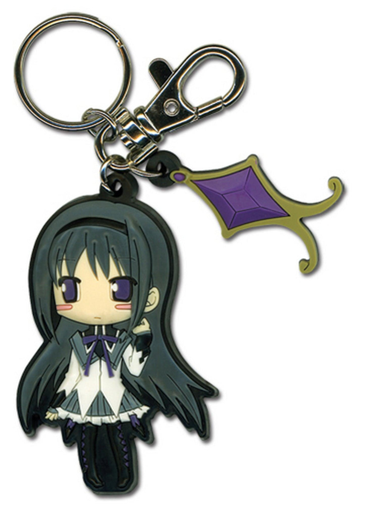 Madoka Magica - Homura Akemi PVC Keychain - Great Eastern Entertainment