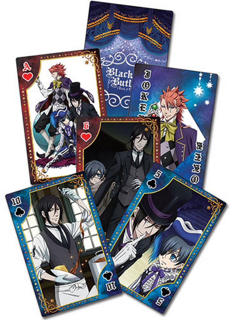 Black Butler Book Of Circus - Circus Playing Cards - Great Eastern Entertainment