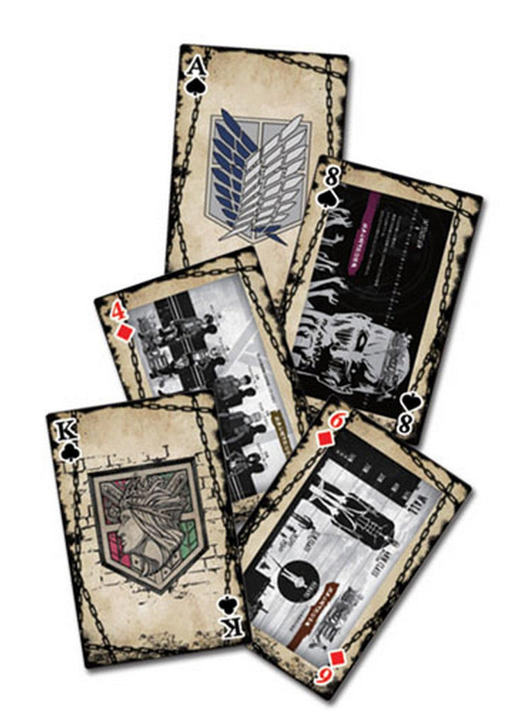 Attack on Titan - Eye Catch Artwork Group Playing Card - Great Eastern Entertainment