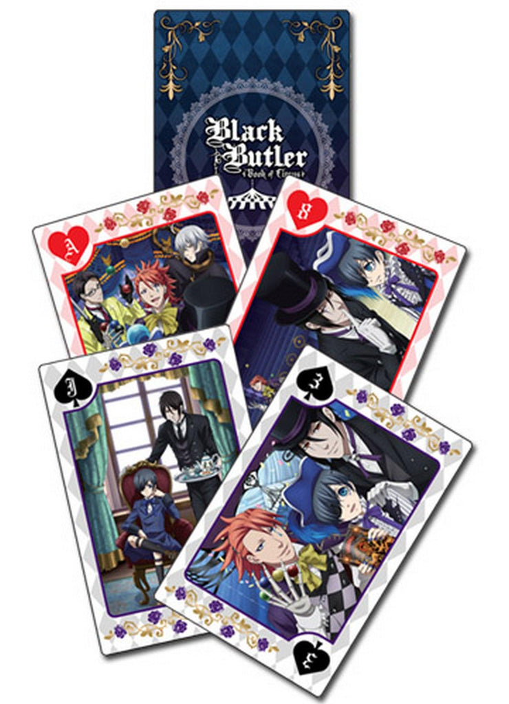 Black Butler Book Of Circus - Group Playing Cards - Great Eastern Entertainment