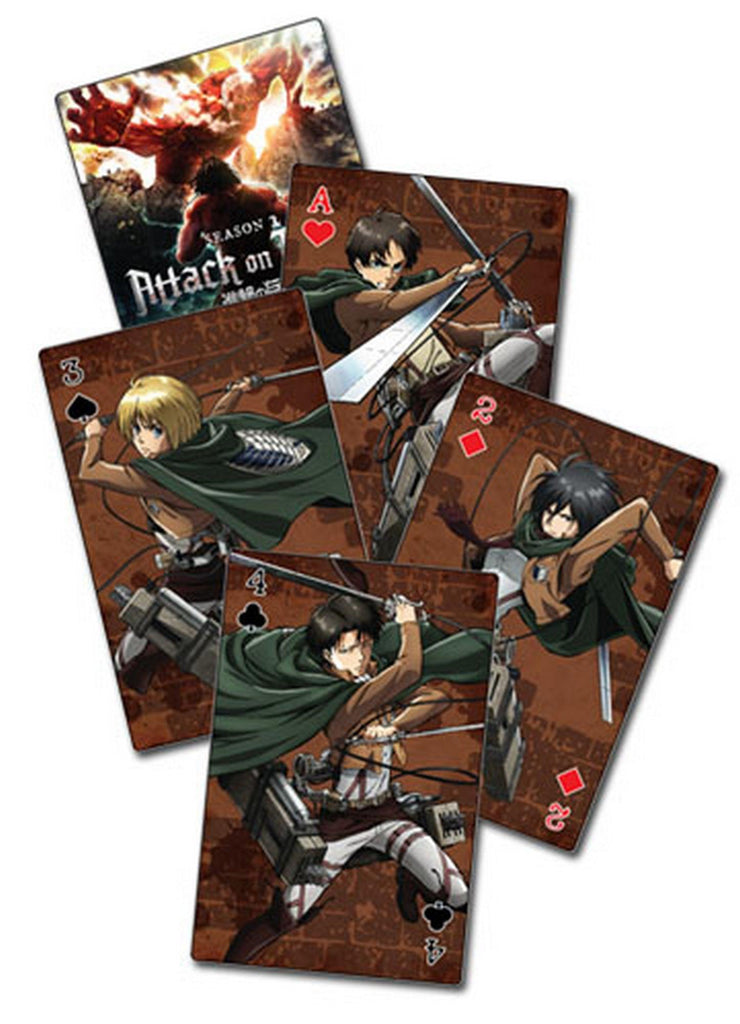 Attack on Titan Season 2 - Group Playing Cards - Great Eastern Entertainment
