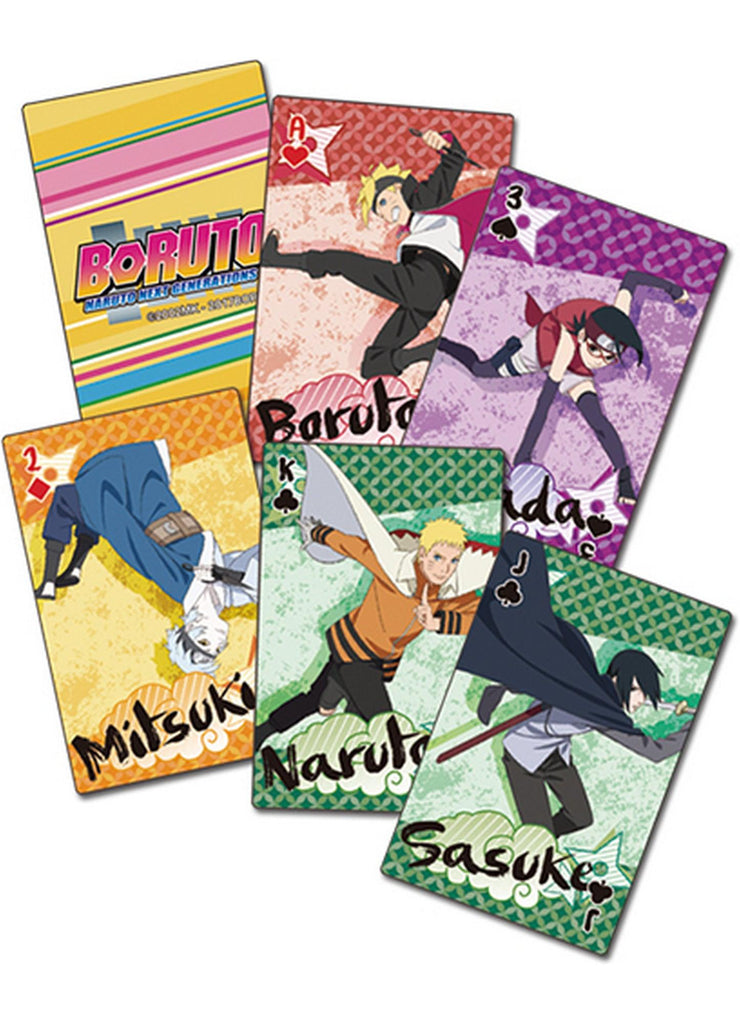 Boruto Uzumaki: Naruto Next Generation - Big Group Playing Cards - Great Eastern Entertainment