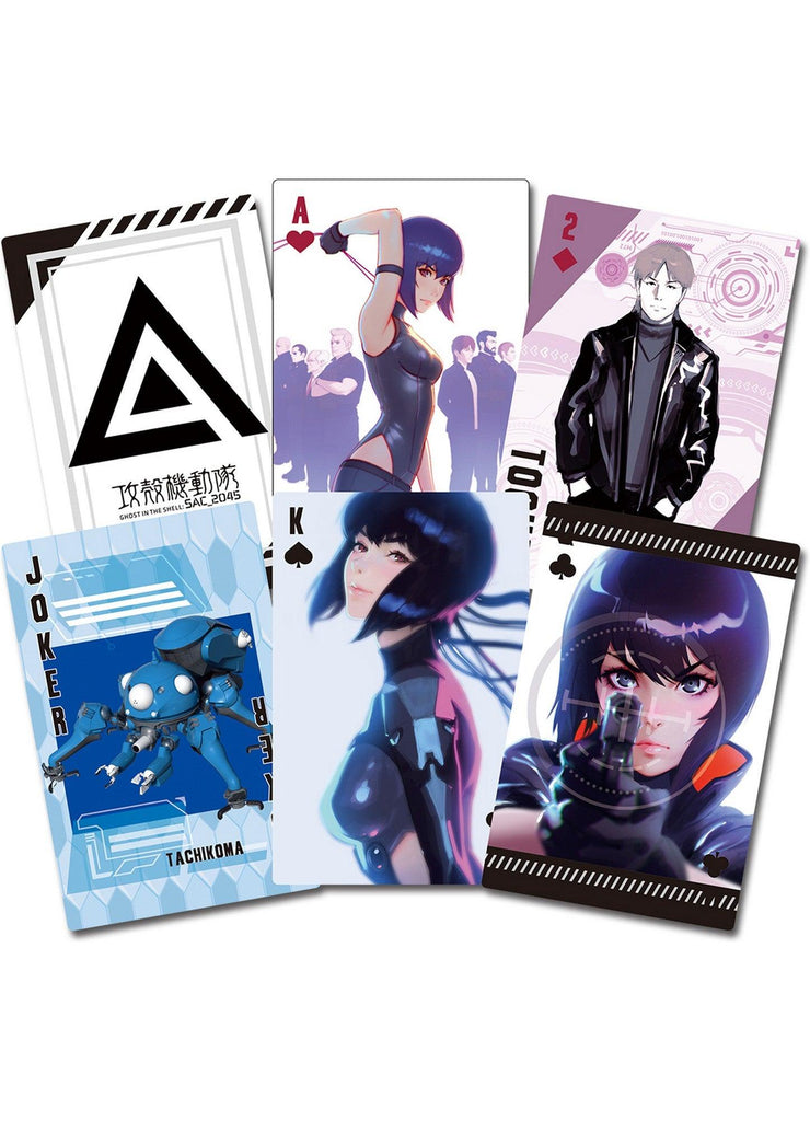 Ghost In The Shell Sac 2045 - Big Group Playing Cards