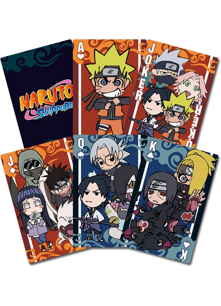 Naruto Shippuden - SD Group Cloud Playing Cards