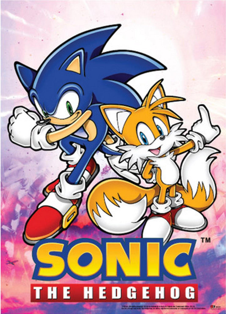 Sonic The Hedgehog - Sonic The Hedgehog & Miles "Tails" Prower Wall Scroll - Great Eastern Entertainment