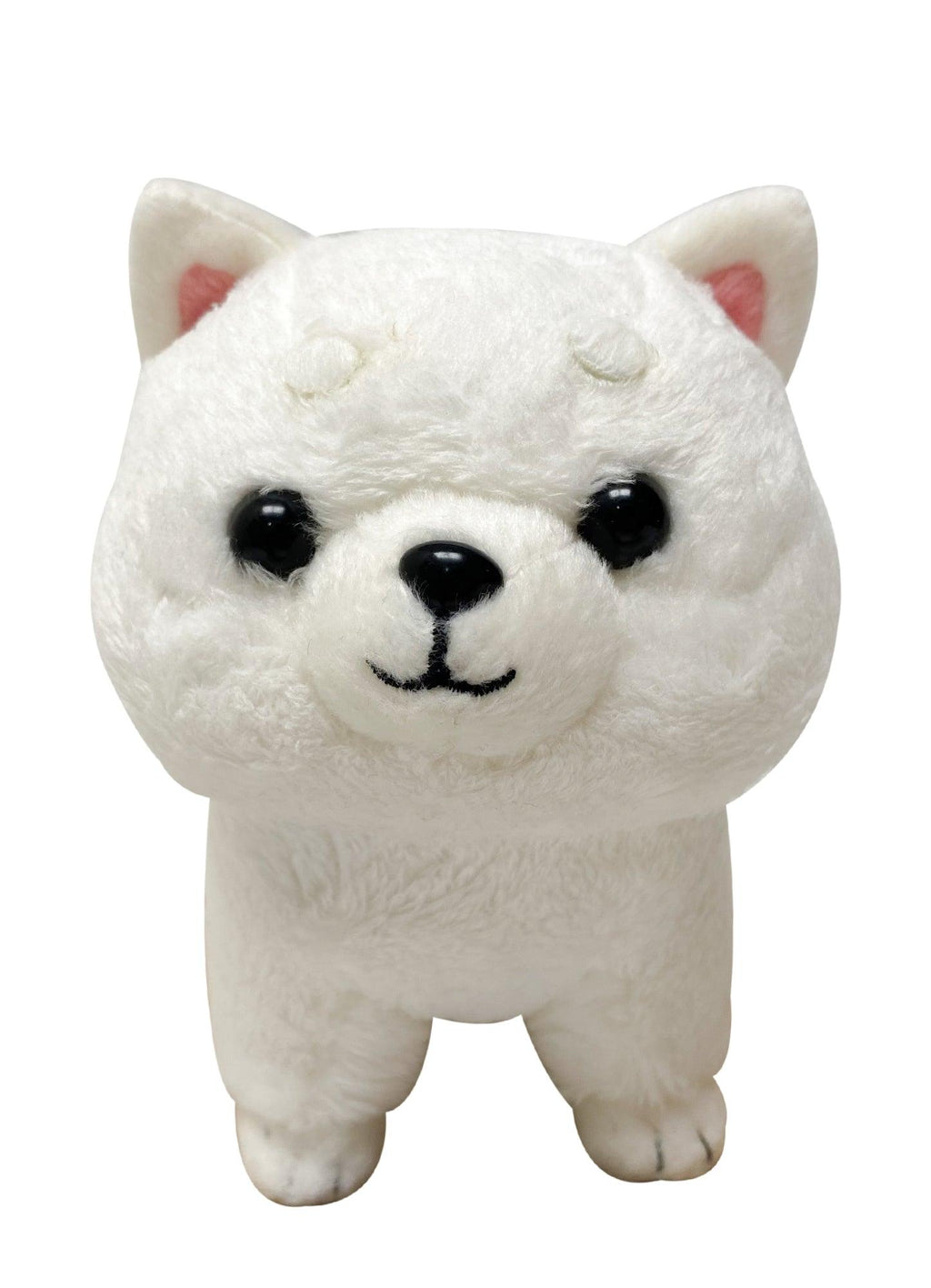 White Shiba Plush 5'H
