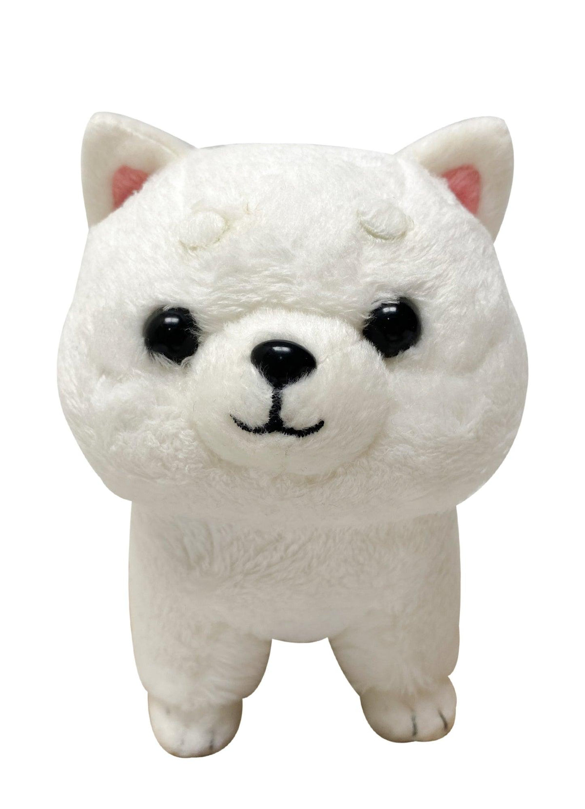 White Shiba Plush 5'H
