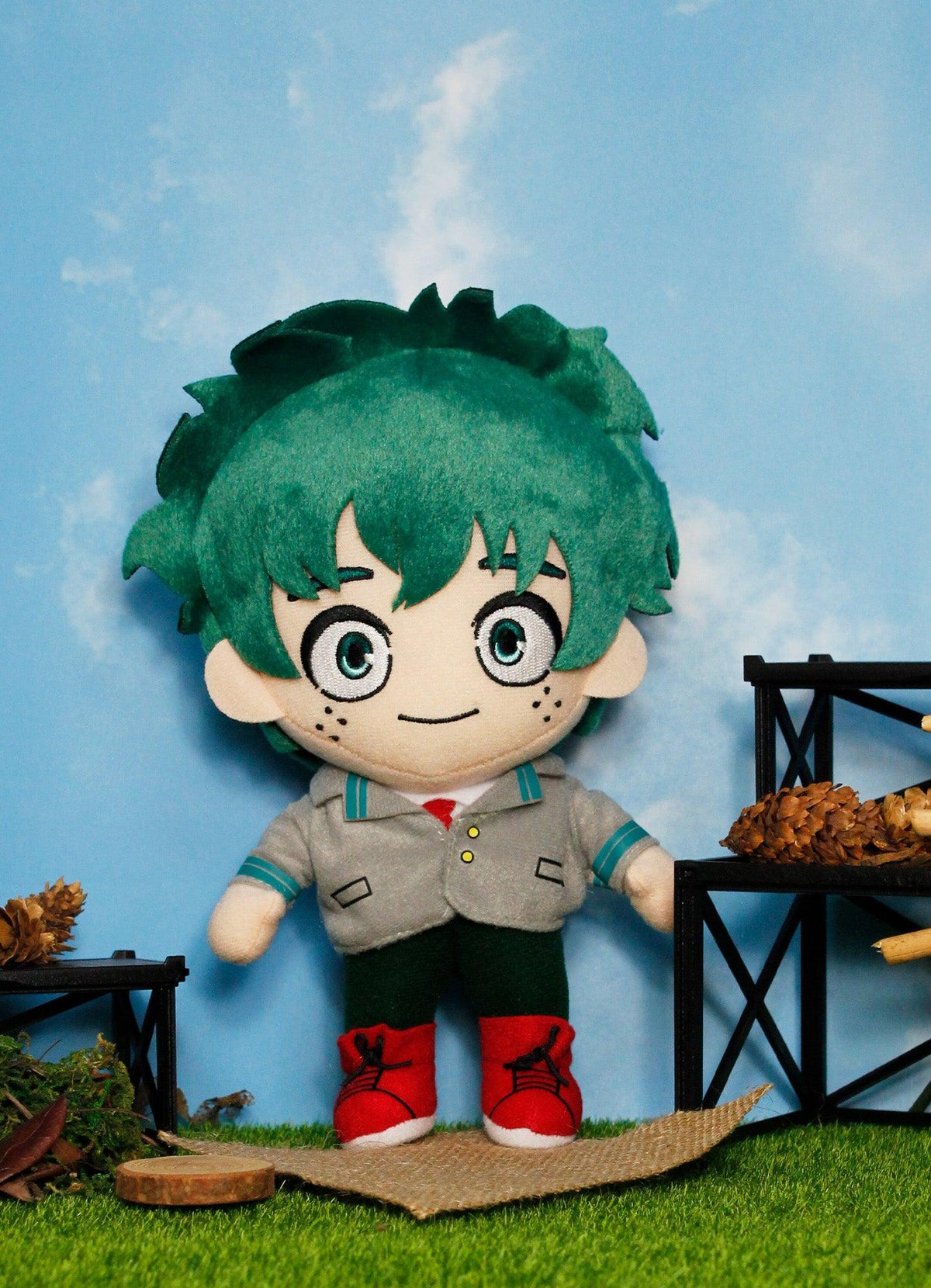 My Hero Academia - Izuku Midoriya "Deku" Uniform Plush 8"H - Great Eastern Entertainment