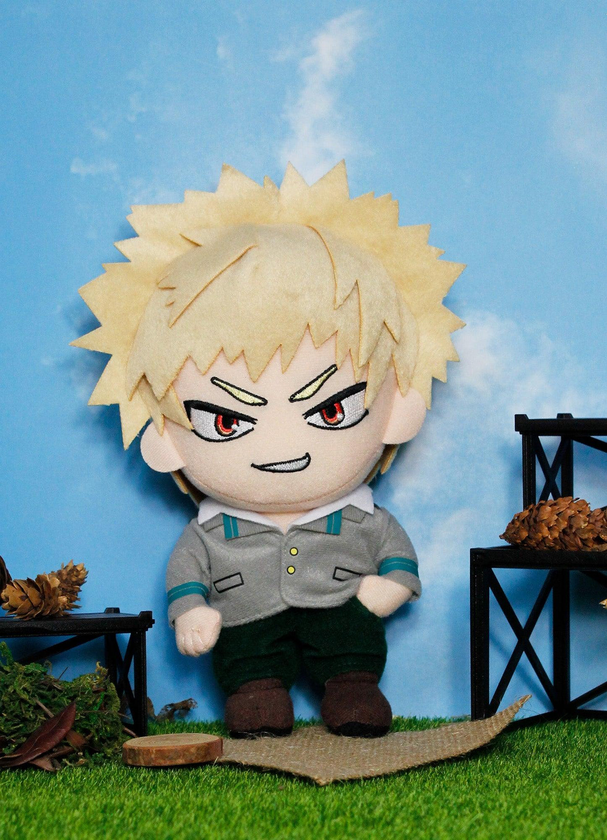 My Hero Academia - Katsuki Bakugo Uniform Plush 8"H - Great Eastern Entertainment