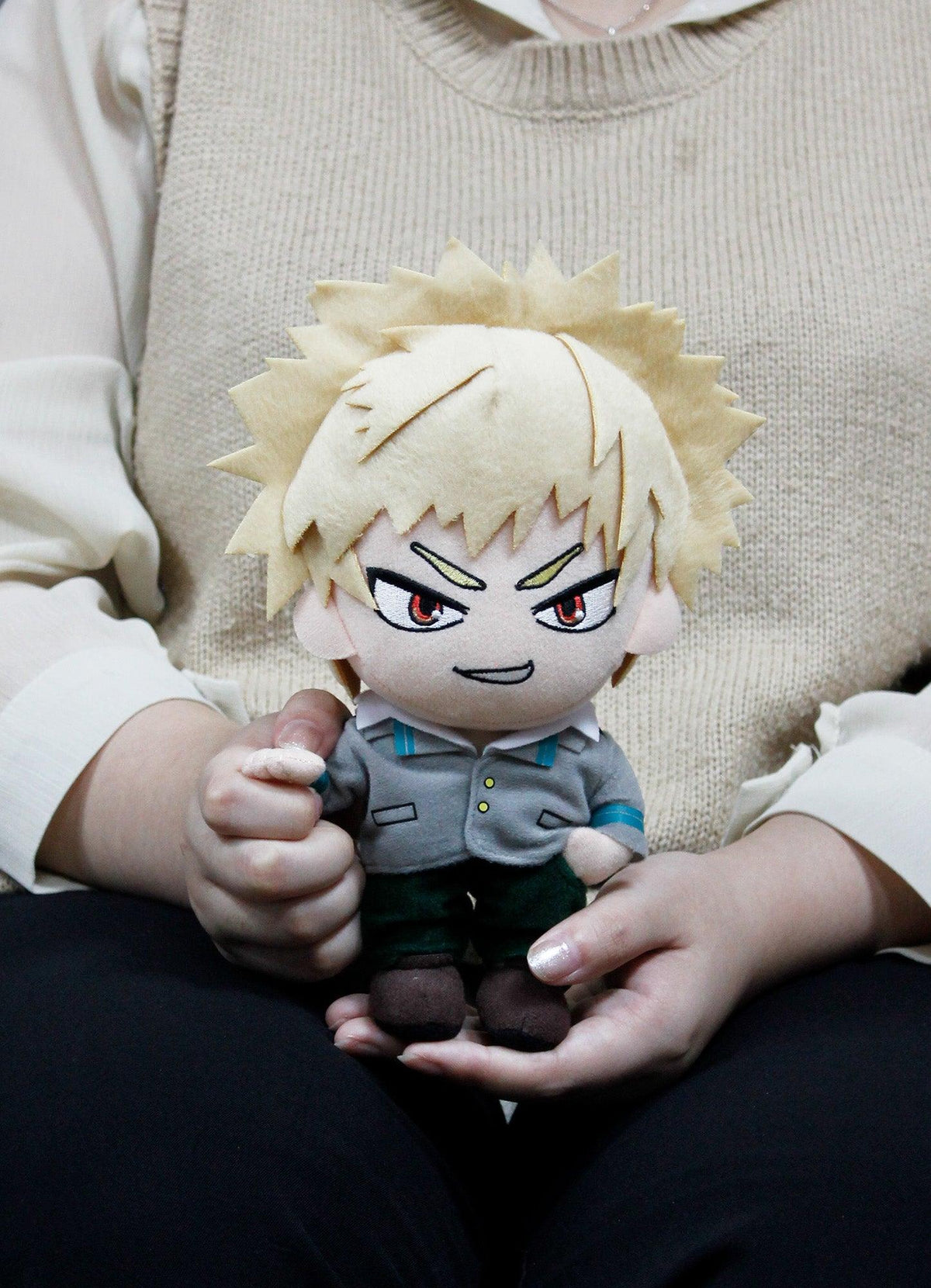 My Hero Academia - Katsuki Bakugo Uniform Plush 8"H - Great Eastern Entertainment